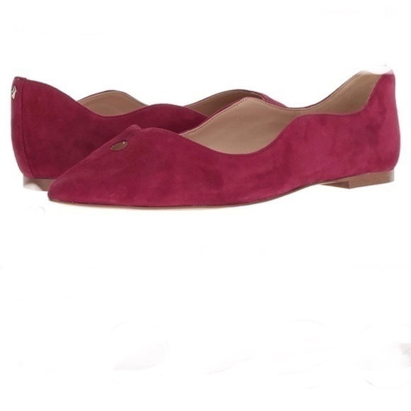Sam Edelman Rosalie Ballet Suede Flat Shoes - Picture 8 of 9